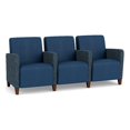 thumbnail image 1 of Lesro Ravenna Lounge Reception 3 Seat Tandem Seating in Blue, 1 of 5