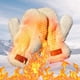 thumbnail image 1 of Guantes De Invierno Para Mujer, Con Forro De Piel Sintética, Manoplas Suaves Y Afelpadas, Protección Contra El Frío Y El Viento, 1 of 9