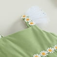 thumbnail image 3 of Enfants Filles Robe Fleur Broderie Paillettes Tulle Patchwork Mouche Manches Été Casual Vêtements Princesse Robe, 3 of 6