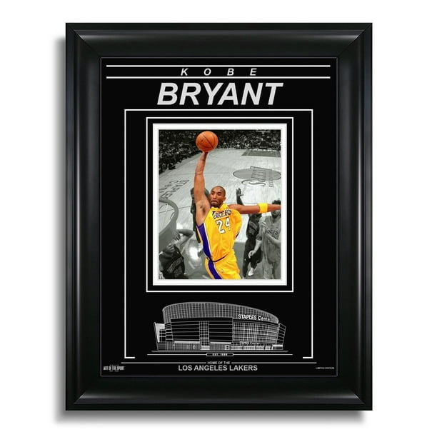 Lakers Staples Center 8 x 10 Framed and Matted Basketball Arena