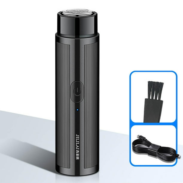 Mini afeitadoras eléctricas Salvador carga por cable USB recargable indicador LED negro Pelo de nariz