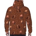 thumbnail image 5 of Hoodies for Men - Chocolate Pattern No.9051 Long Sleeve Comfrt Men'S Fashion Hoodies & Sweatshirts, Sweatshirts for Men Hoodies Pullover Clothing Clothes with Pouch, 5 of 7