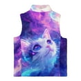thumbnail image 5 of Pzuqiu Cat Kids Sleeveless Vests 9-10 Versatile Full Zip Fall Winter Warm Outerwear With Pockets Stretchy Casual Fall Outfits Fashion Clothing Wind Proof Soft for Daily Life, 5 of 7