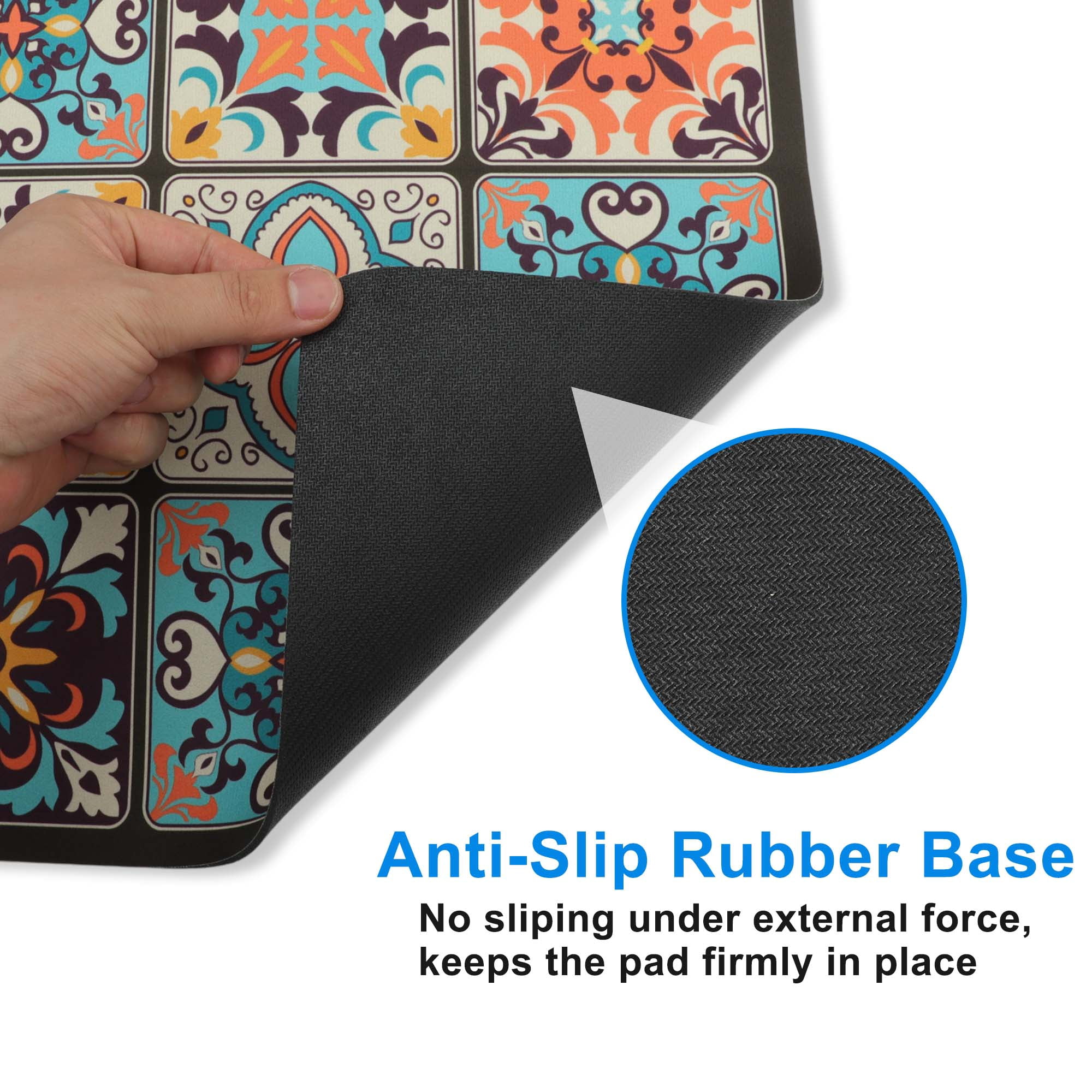 Unique Bargains Washing Machine Dust Cover Pad Grids Pattern Washer and Dryer Covers