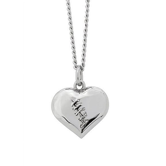 Women's Stainless Steel Healing Heart Necklace-Psalm 34:18 by Shields of Strength