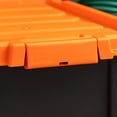 thumbnail image 5 of IRIS 19 Gal Lockable Storage Totes with Lids - Orange Lid, 2Pk, 5 of 8