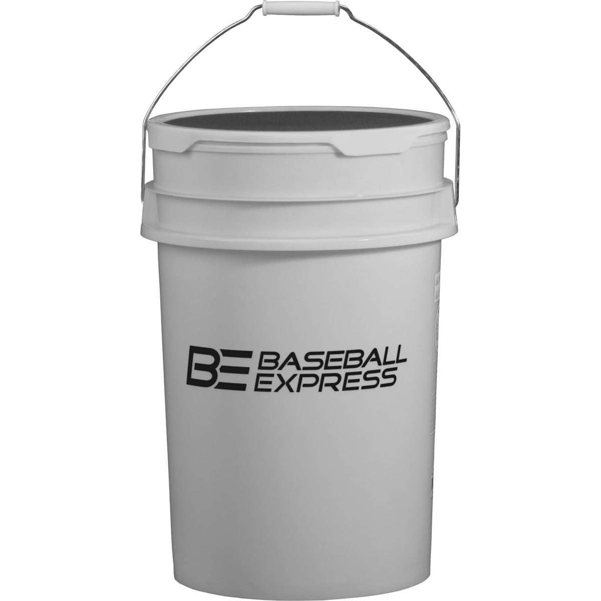 Baseball Express Empty Ball Bucket with Padded Lid