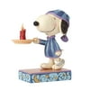 Peanuts by Jim Shore Nighttime Snoopy W Candle Bedtime Beagle Figurine