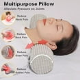 thumbnail image 4 of Cervical Neck Roll Memory Foam Pillow, Bolster Pillow, Round Neck Pillow, 4 of 4