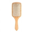 thumbnail image 2 of Hair Brush Natural Wooden Bamboo Brush and Detangle Tail Comb Instead of Brush Cleaner Tool, Eco Friendly Paddle Hairbrush for Women Men and Kids Make Thin Long Curly Hair Health and Massage Scalp, 2 of 6