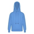 thumbnail image 4 of Kaerm Unisex Hooded Sweatshirt for Boys Girls Pull On Hoodies Drawstring Pullover Top Hoody Casual Light Blue 130, 4 of 8