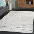 thumbnail image 2 of SAFAVIEH Kenya Handan Abstract Area Rug, Ivory/Black, 5' x 8', 2 of 11