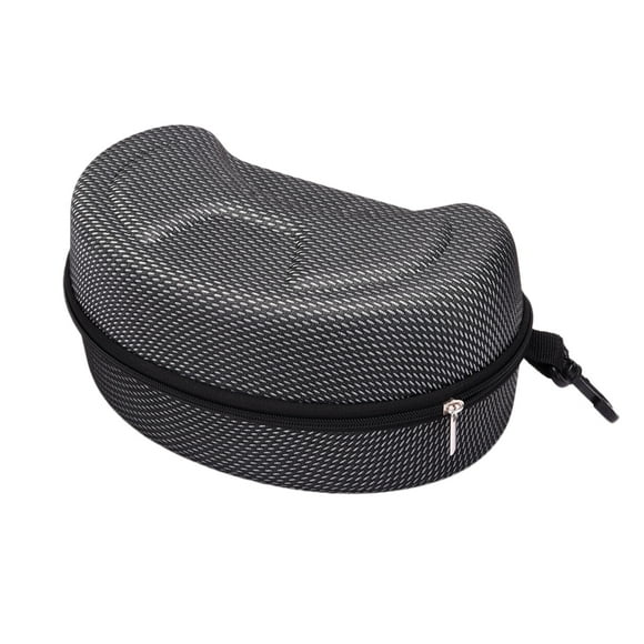 Milisten Large Cycling Eyewear Case Ski Goggles Box Shockproof Sunglasses Bag Motorcycle Bike Glasses Case Hard Zipper Box