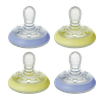 Tommee Tippee Breast-like Night Time Pacifier, Boy – 0-6 months, 4pk