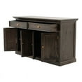 thumbnail image 6 of Pemberly Row Modern Mahogany Wood Classic Buffet in Black Wash, 6 of 13