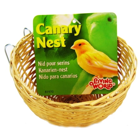 Hagen Living World Wicker Canary Nest 1 Nest - (4\