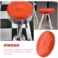 thumbnail image 4 of MasteelfCA Housse de Tabouret de Bar Ronde en Pu Housse de Siège Coussin de Tabouret Rond en Éponge, 4 of 8