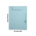 thumbnail image 3 of Professional Leather Writing Board with Magnetic Clips for Business Contracts and Menu Display - Versatile Office Folder Board Sturdy Design Size 33.2x25.4cm., 3 of 6