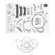 thumbnail image 1 of Tetera transparente diseño único fácil de usar material de molde transparente para decoración DIY, 1 of 8