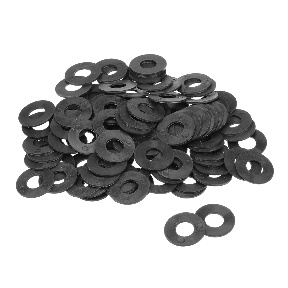 Nylon Flat Washers for M12 Screw Bolt 30mm OD 1.5mm Thick 100PCS
