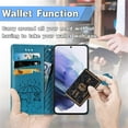 thumbnail image 5 of Crossbody Wallet Cell Phone Case for Samsung Galaxy S22,Cute Cat Dog Cartoon Style Flip Case Cover with Removable Lanyard Strap for Samsung Galaxy S22 MGG Blue, 5 of 14