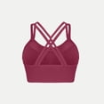thumbnail image 4 of Sports Bras for Women S-4X Plus Size Wireless High-Impact Push Up Bralettes Womens Stretchy Pullover Hollow-Out Athletic Workout Underwear Bra, 4 of 5