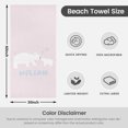 thumbnail image 6 of Personalized Beach Towel for Kids & Adults with Name 400GSM Custom 100% Microfiber Pool Towel Ultra Absorbent Super Soft Towels Personalized Gift for Women Men, 6 of 8