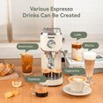Gevi 20 Bar Automatic Espresso Machine with Removable Cup and 35 ...