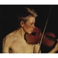 thumbnail image 2 of Pekka Halonen 23x20 Gold Ornate Framed and Double Matted Museum Art Print Titled - The Violinist (1900), 2 of 4