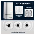 thumbnail image 3 of Home Kitchen 4 Stage Water Purifier Filter, RO Membrane Reverse Osmosis Drinking Water Filtration System Fountain Water Filter, 3 of 6