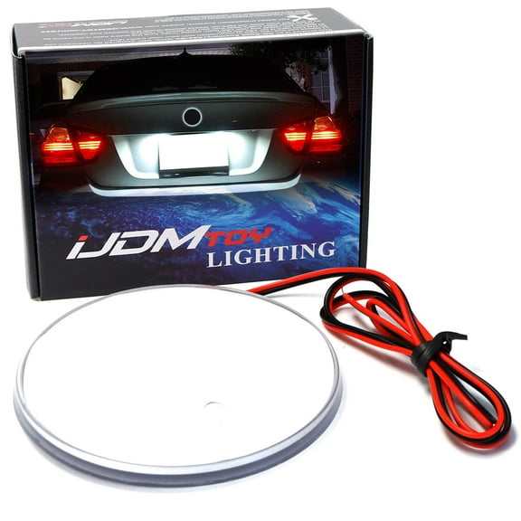 For BMW Front Hood or Rear Trunk Lid, Xenon White 3.25-Inch 82mm Roundel LED Emblem Background Illumination Lighting Kit