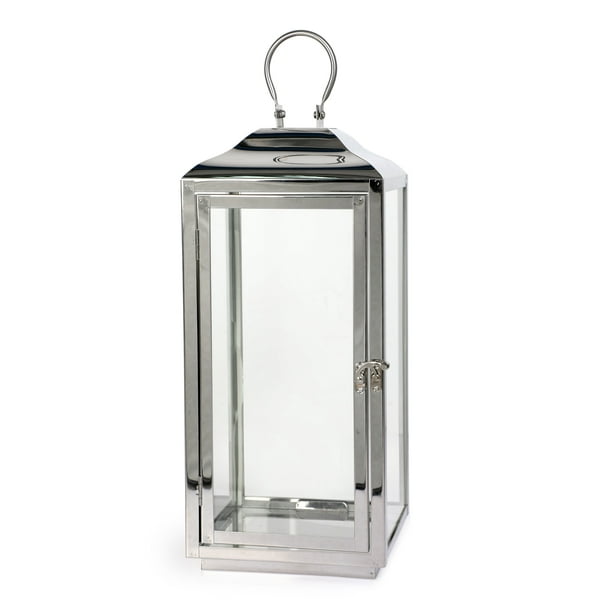 Better Homes & Gardens Chrome Lantern Candle Holder