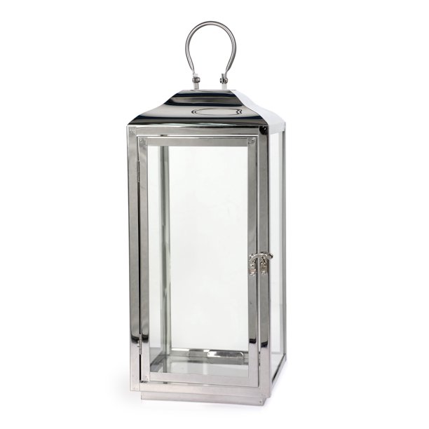 Better Homes & Gardens Chrome Lantern Candle Holder