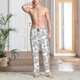 thumbnail image 2 of Balery Sea Turtle Pantalones de pijama para hombre, pijama ultraligero, pantalón de descanso-Small, 2 of 6