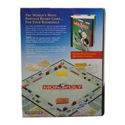 Monopoly Board Game - Designed to Sit on a Bookshelf, Ready to Play at a Moment's Notice