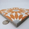 thumbnail image 5 of CTP54-02 Alhambra Handmade Cement Tile, 8''X8'', Orange,White,Gray,12, 5 of 8