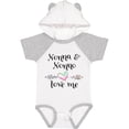 thumbnail image 3 of Inktastic Nonna and Nonno Love Me Heart Grandchild Boys or Girls Baby Bodysuit, 3 of 5