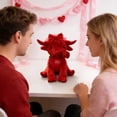 thumbnail image 5 of Red Highland Cow Stuffed Animal Plush, 10" Soft Toy, Valentine's Day Gift for Women Men, Birthday Present, New Year Home Decor, 5 of 8