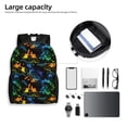 thumbnail image 6 of Cauagu Retro Truck Print Backpacks,Travel Daypack Casual Laptop Backpack Bookbag Fits 15 Inch Computer for Men Women, 6 of 8