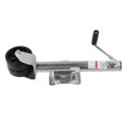 thumbnail image 1 of Dual Wheel Trailer Jack, Trailer Jack 1500lbs Capacity Heavy Duty 6in Dual Wheel Adjustable Swivel Trailer Stand Legs Trailer Stand for ATV RV UTV Yacht, 1 of 8