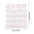 thumbnail image 5 of 2 Pack Message Board Letters for Changeable Plastic Letterboard Home Office Gift, 5 of 12