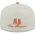 thumbnail image 4 of Men's New Era Cream/Scarlet San Francisco 49ers City Icon 59FIFTY Fitted Hat, 4 of 6