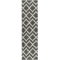 thumbnail image 2 of Well Woven Madison Shag Linx Geometric Modern Grey 2' x 7'3" Thick Runner Area Rug, 2 of 2