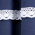 thumbnail image 5 of Lush Decor Linen Lace Lace 84" x 38" Lace Navy Cotton Blend 3" Rod Pocket Pair Window Panel, 5 of 7