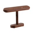 thumbnail image 1 of TISHITA Handcrafted Leather & Walnut Watch Display Stand, Sturdy And Stable Walnut Base, Black Large, 1 of 8