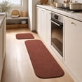 thumbnail image 5 of Diatomaceous Earth Absorbent Mat, 2 Pack Water and Oil Absorbing Quick Dry Non Slip Kitchen Bathroom Entryway Rug, Multicolor, 16x24 and 16x47 Inch, 5 of 7