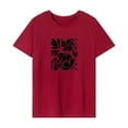 thumbnail image 1 of Camiseta para Mujer, Disfraz, Camisa Sencilla con Cuello Redondo, para Ir de Compras, Deportes, Viajes, Calle XL, 1 of 7