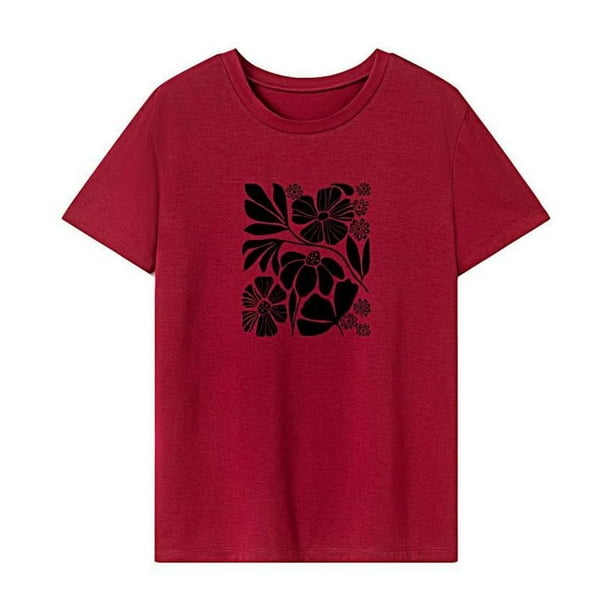 Camiseta para mujer, camiseta básica elegante para uso diario, Camping, viajes, regalo para mujer L