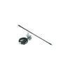 Solarcon 2' Top Loaded Fiberglass CB Antenna with Mirror Mount & Cable 750W CB Antennas - Kits - Whips - Tips