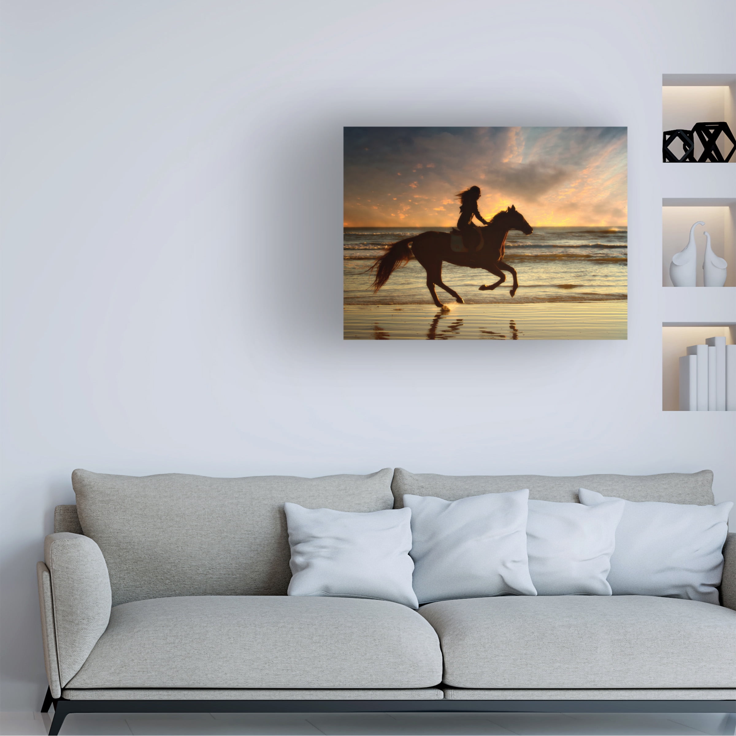 PHBurchett 'Wave Runners V' Canvas Art